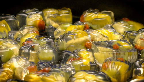jello, fruit